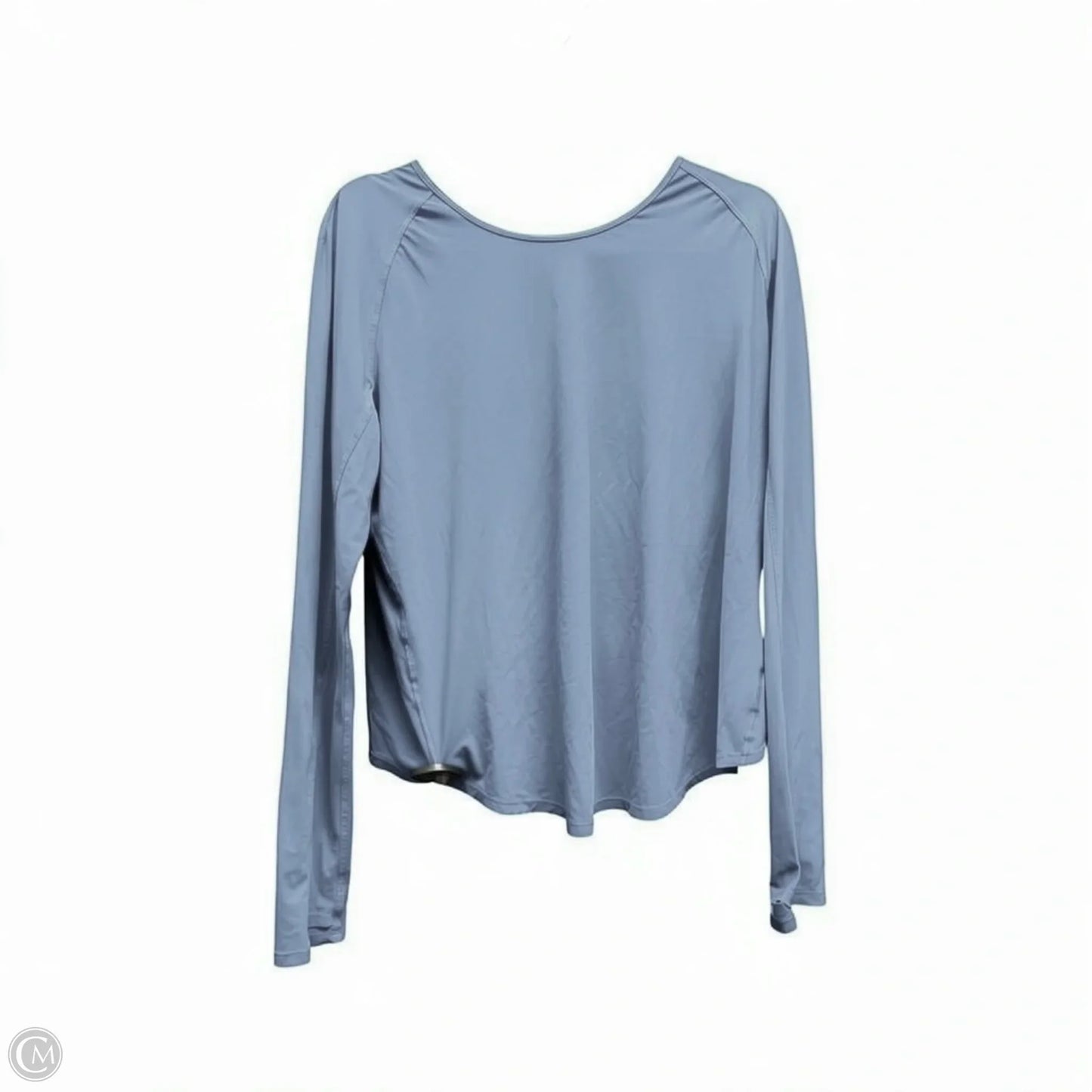 Athletic Top Long Sleeve Crewneck By Lululemon In Blue, Size: S