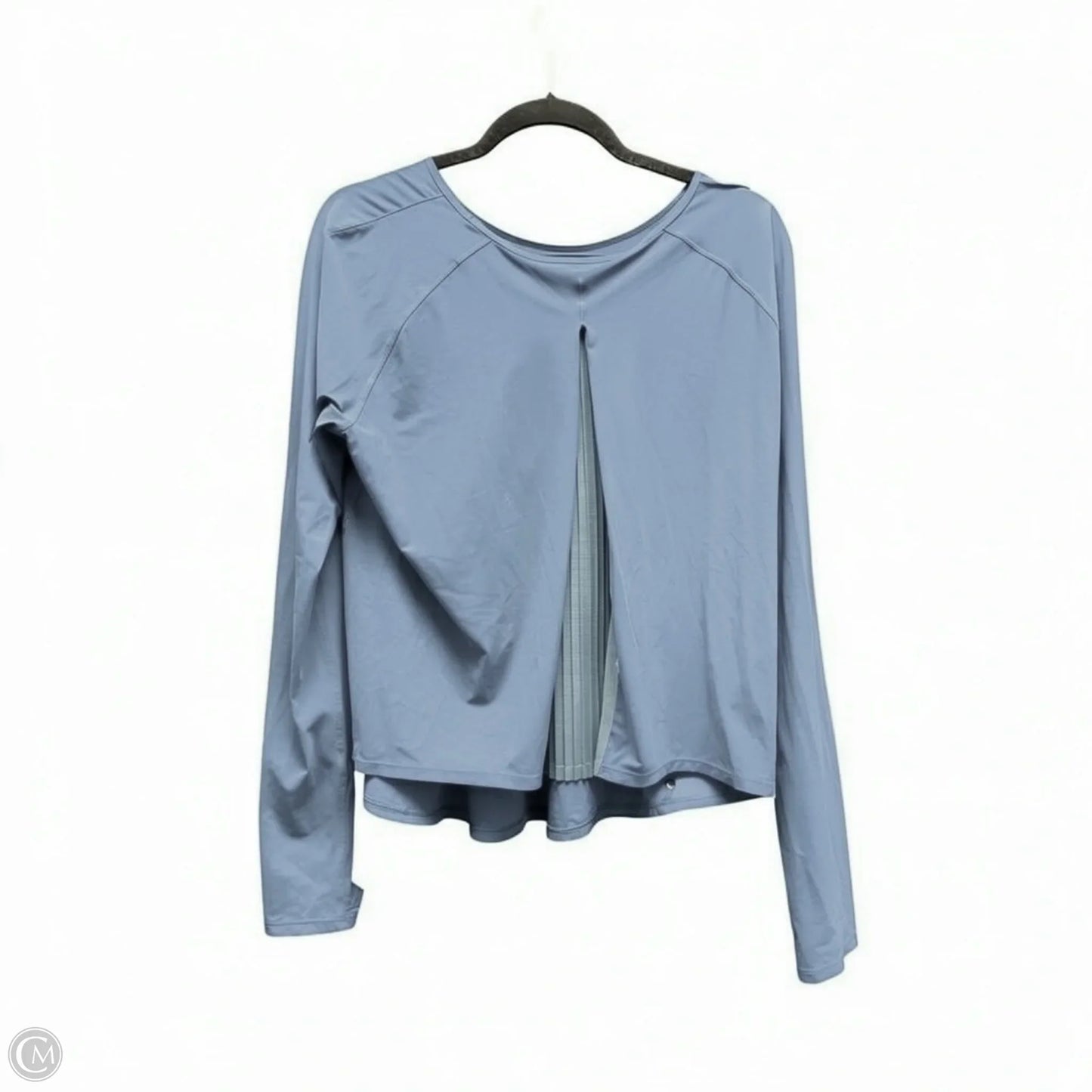 Athletic Top Long Sleeve Crewneck By Lululemon In Blue, Size: S