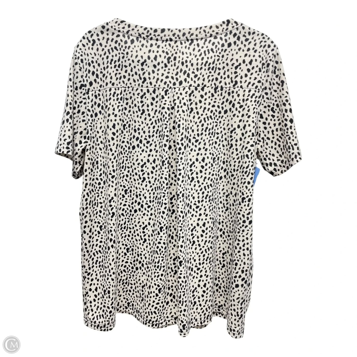 Top Short Sleeve By B In Animal Print, Size: Xl