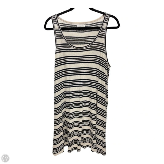 Tunic Sleeveless By Lou And Grey In Striped Pattern, Size: M