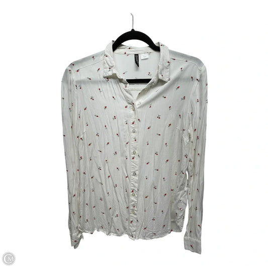 Top Long Sleeve By Divided In Multi-colored, Size: S