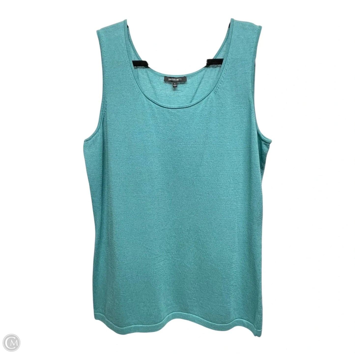 Sweater Designer By Lafayette 148 In Blue, Size: L