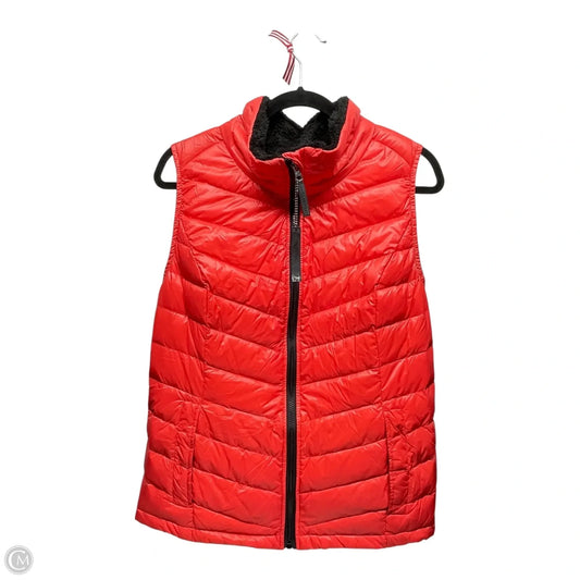 Vest Puffer & Quilted By Calvin Klein Performance In Orange, Size: Xl