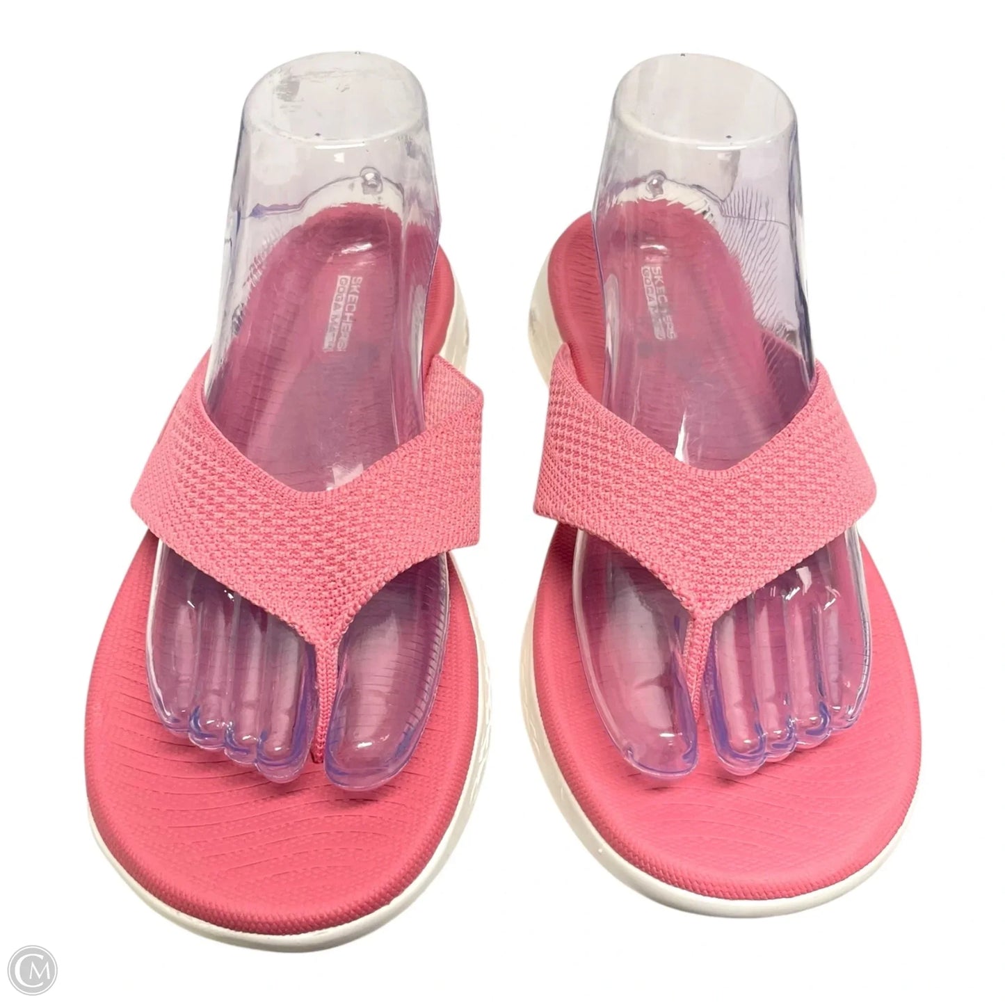 Sandals Flats By Skechers In Pink, Size: 9