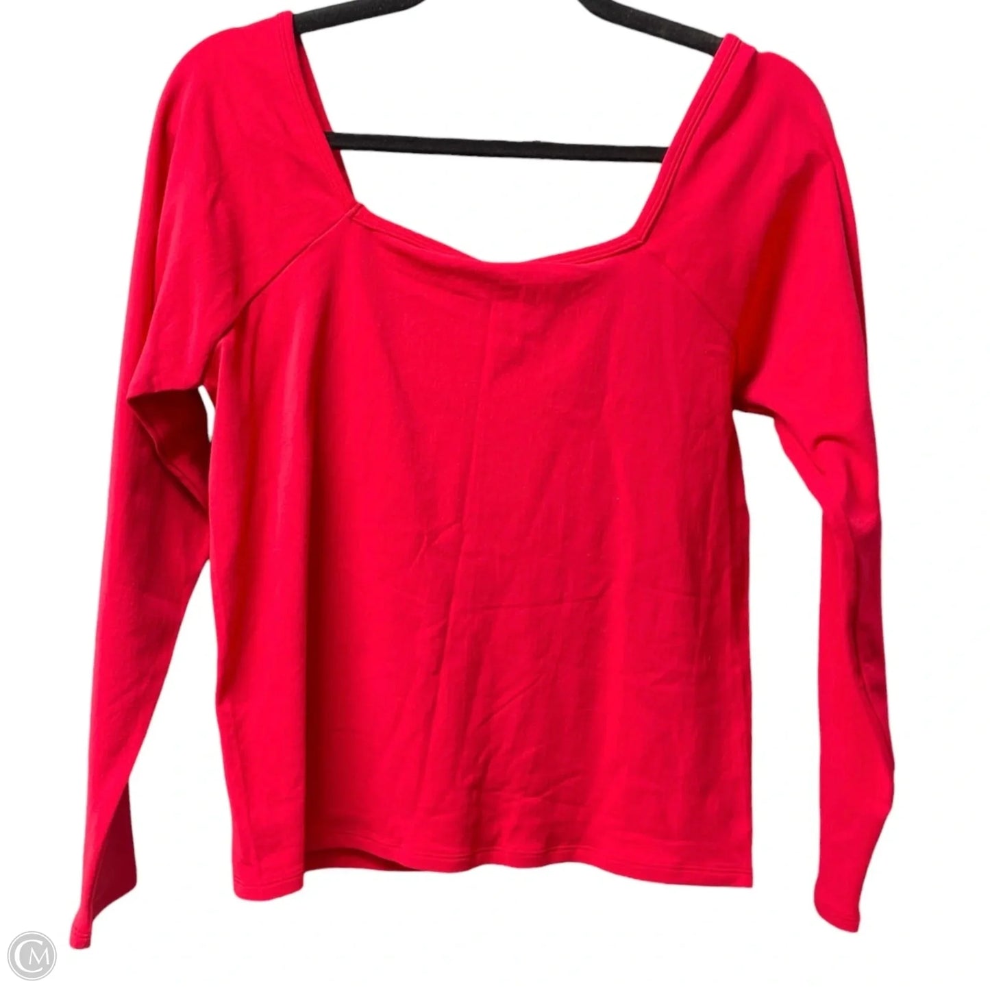 Athletic Top Long Sleeve Crewneck By Fabletics In Red, Size: 3x