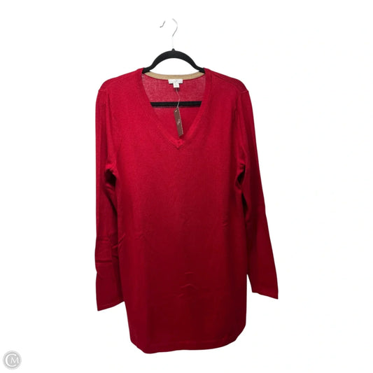 Sweater By J. Jill In Red, Size: M