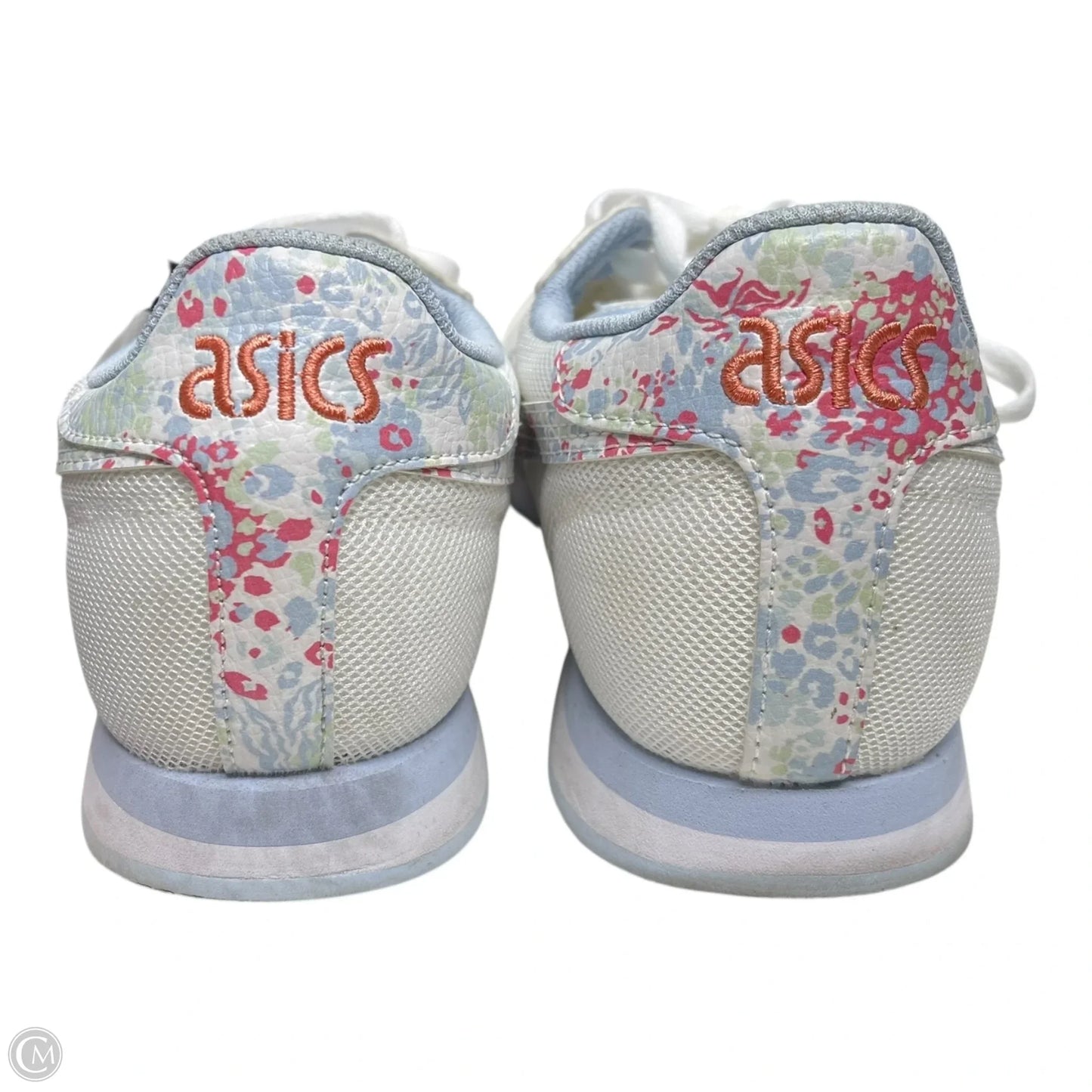 Shoes Sneakers By Asics In Blue & White, Size: 9