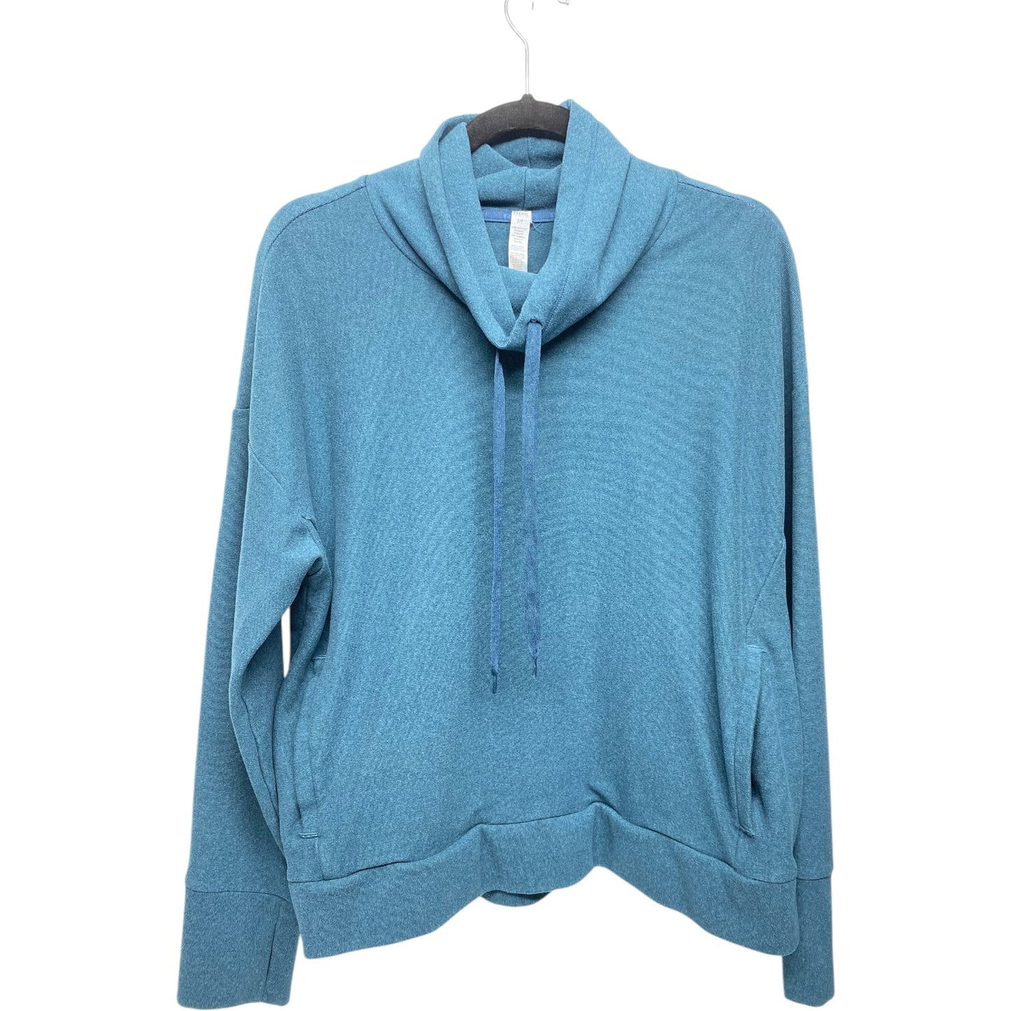 Athletic Sweatshirt Collar By Rbx In Blue, Size: S