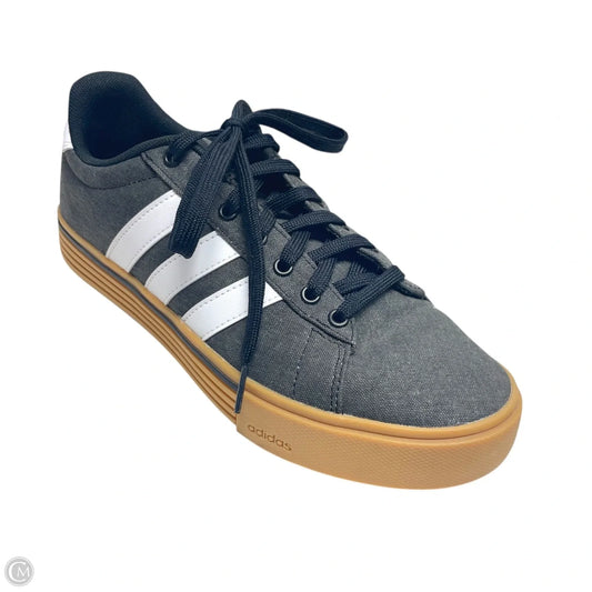 Shoes Sneakers By Adidas In Grey & White, Size: 8