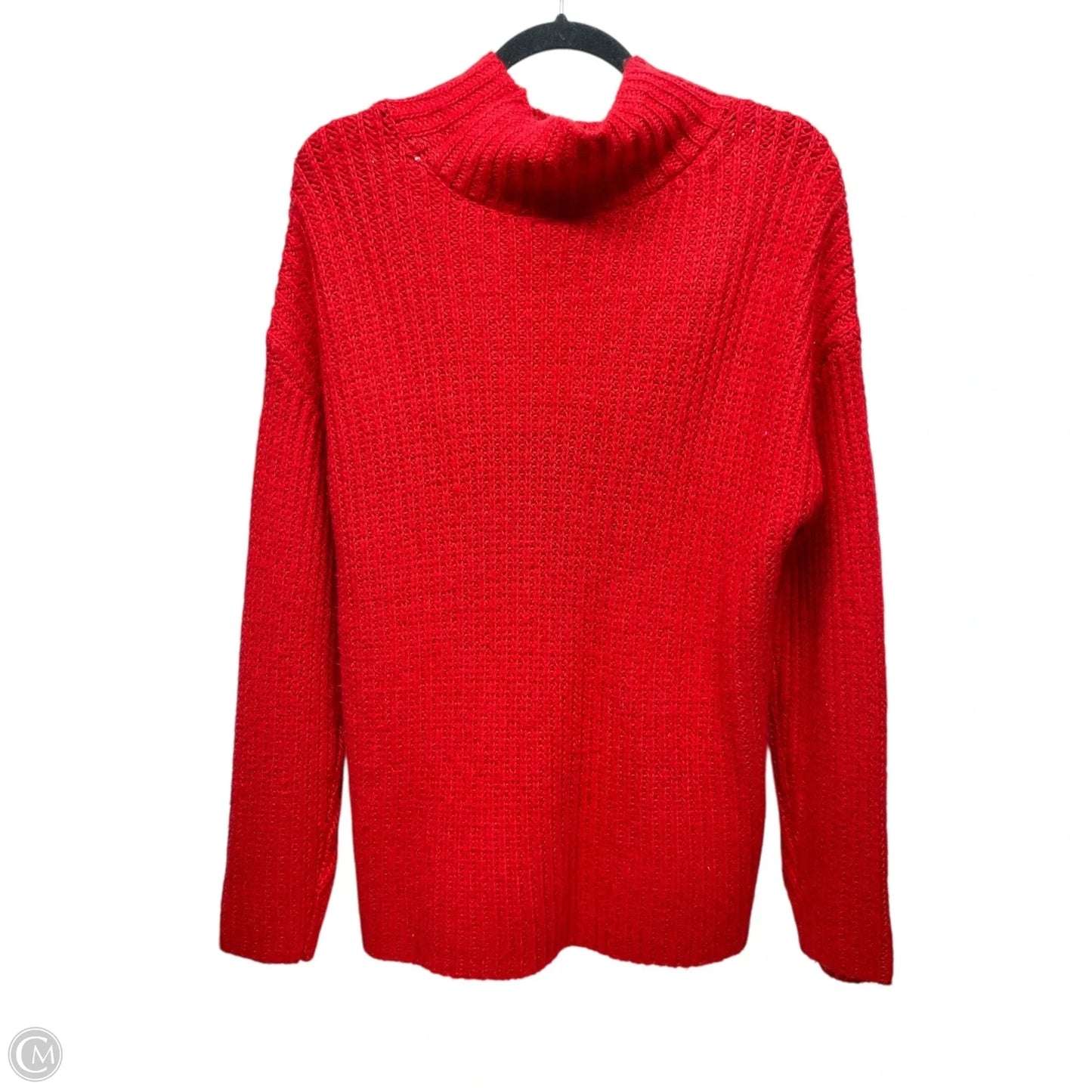 Sweater By Worthington In Red, Size: Mp