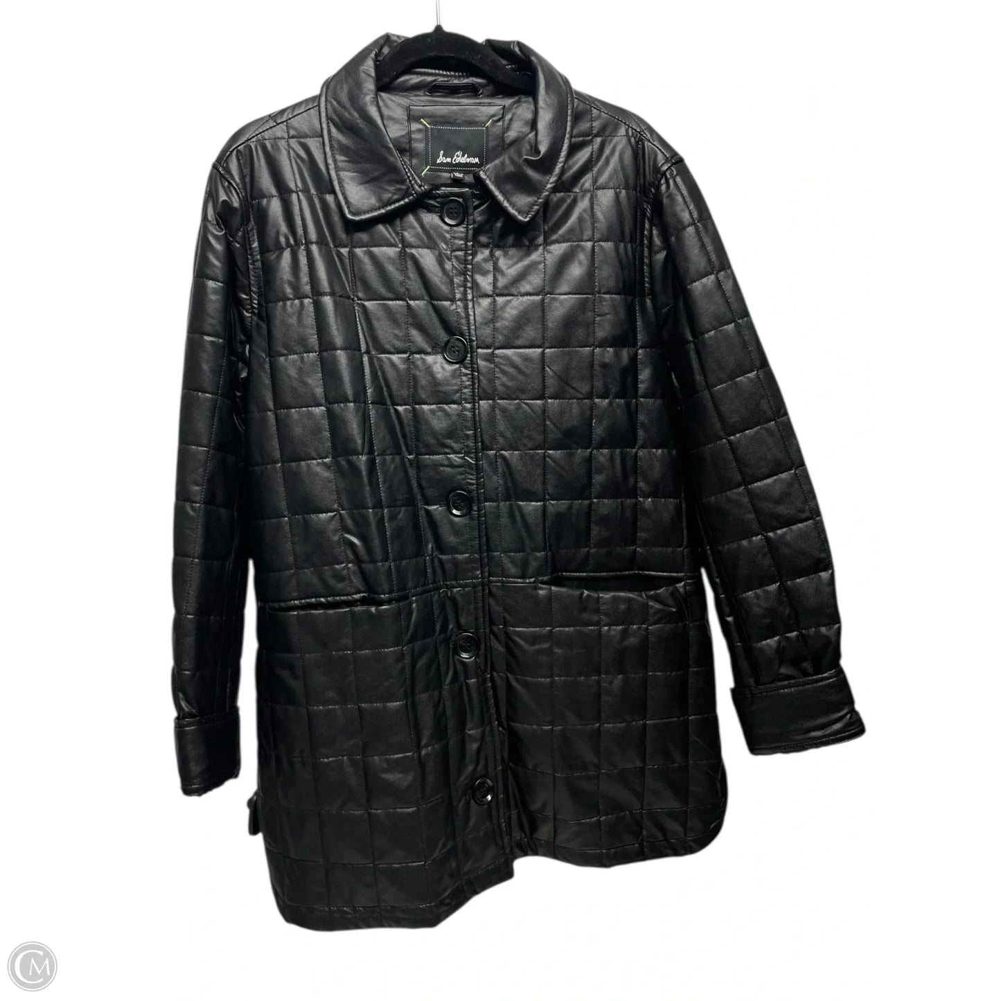 Jacket Puffer & Quilted By Sam Edelman In Black, Size: L