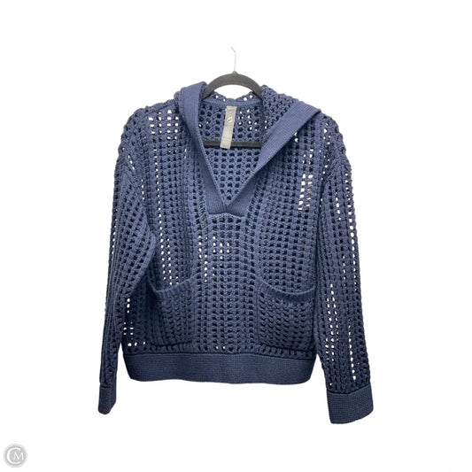 Sweatshirt Hoodie By Lou And Grey In Navy, Size: S