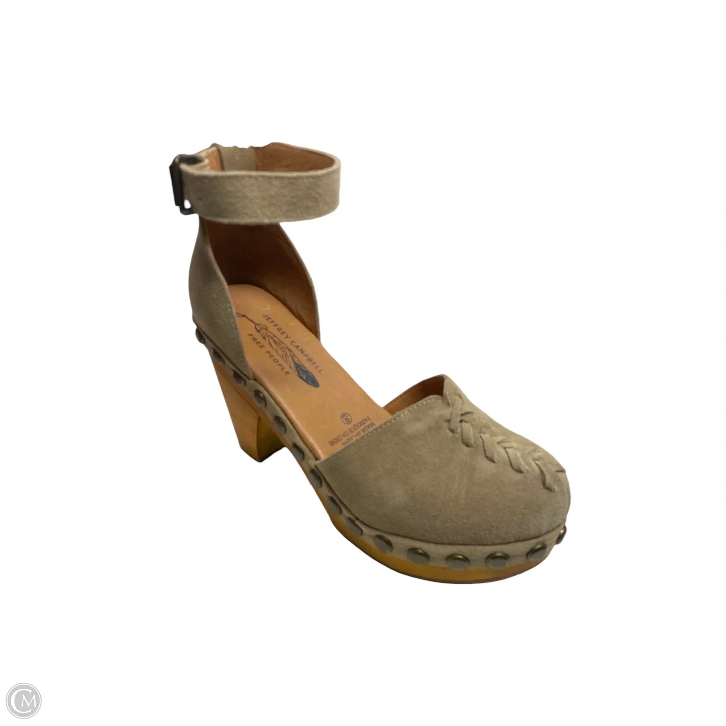 Shoes Heels Block By Jeffrey Campbell In Taupe, Size: 8