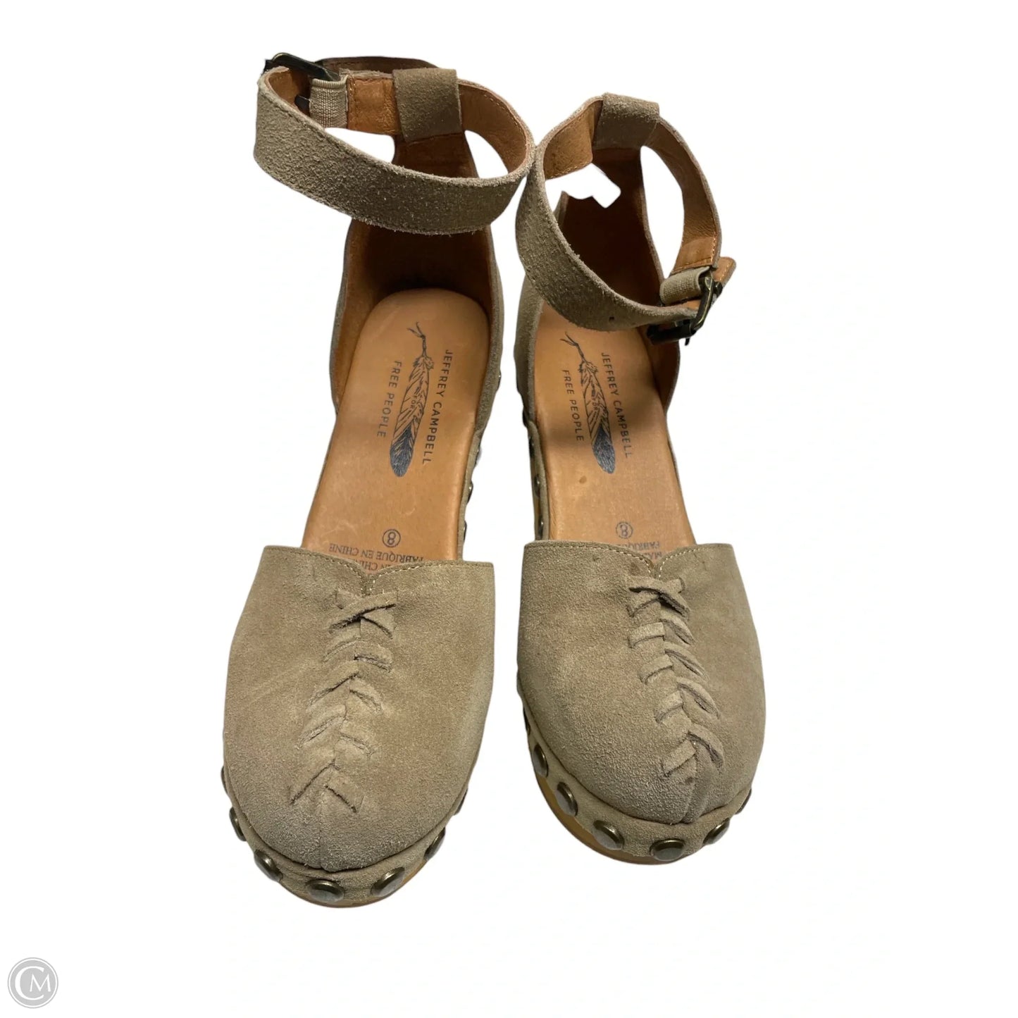 Shoes Heels Block By Jeffrey Campbell In Taupe, Size: 8