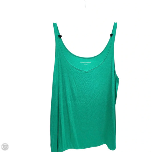 Tank Top By Soft Surroundings In Green, Size: 1x