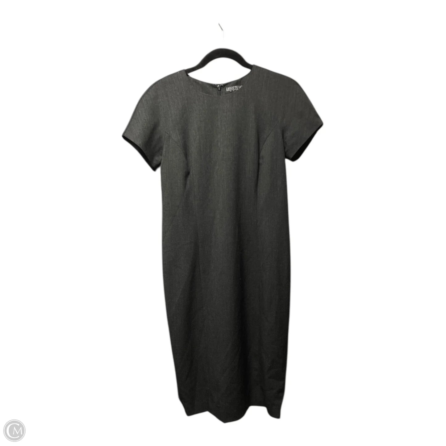 Dress Designer By Lafayette 148 In Grey, Size: S