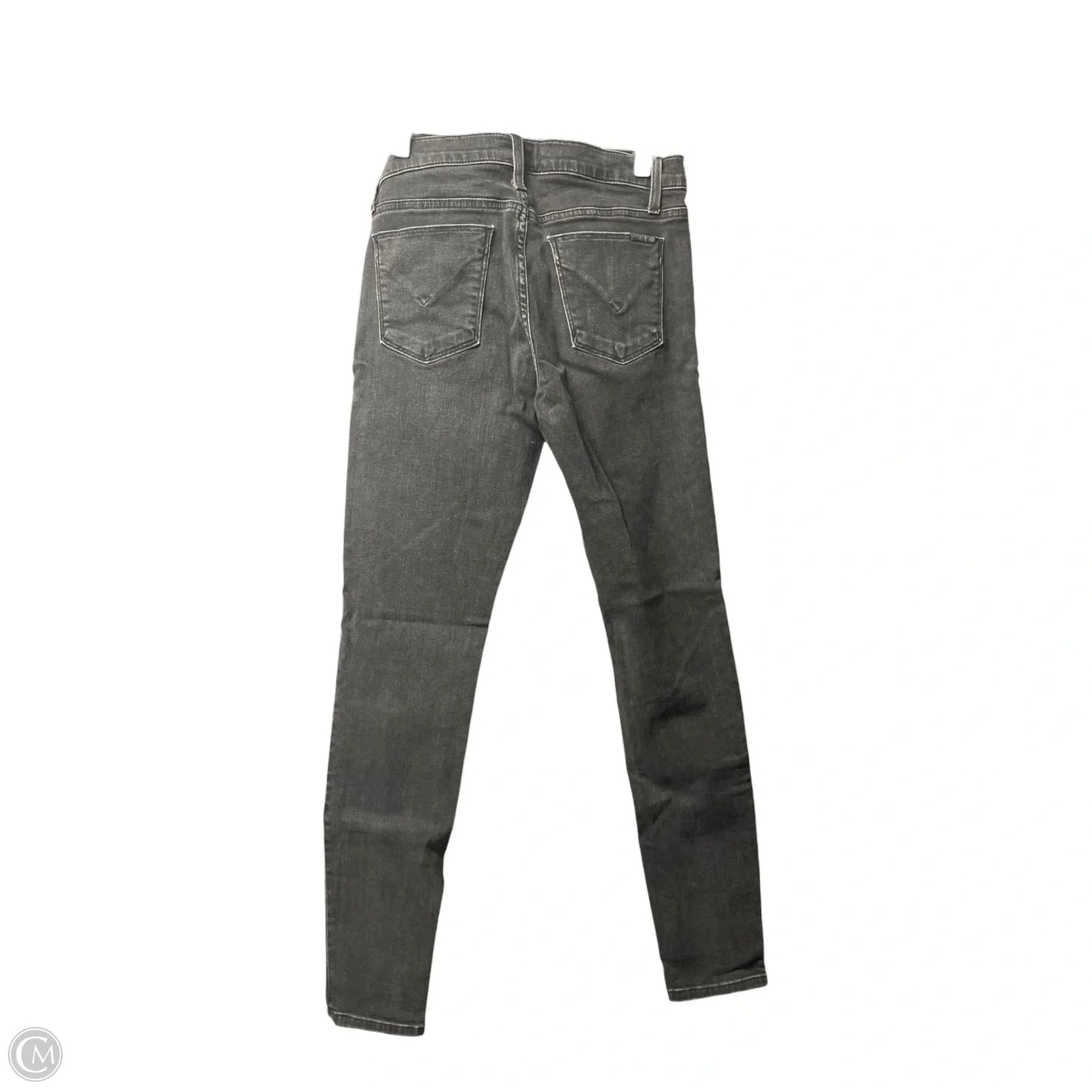 Jeans Skinny By Hudson In Black Denim, Size: 4