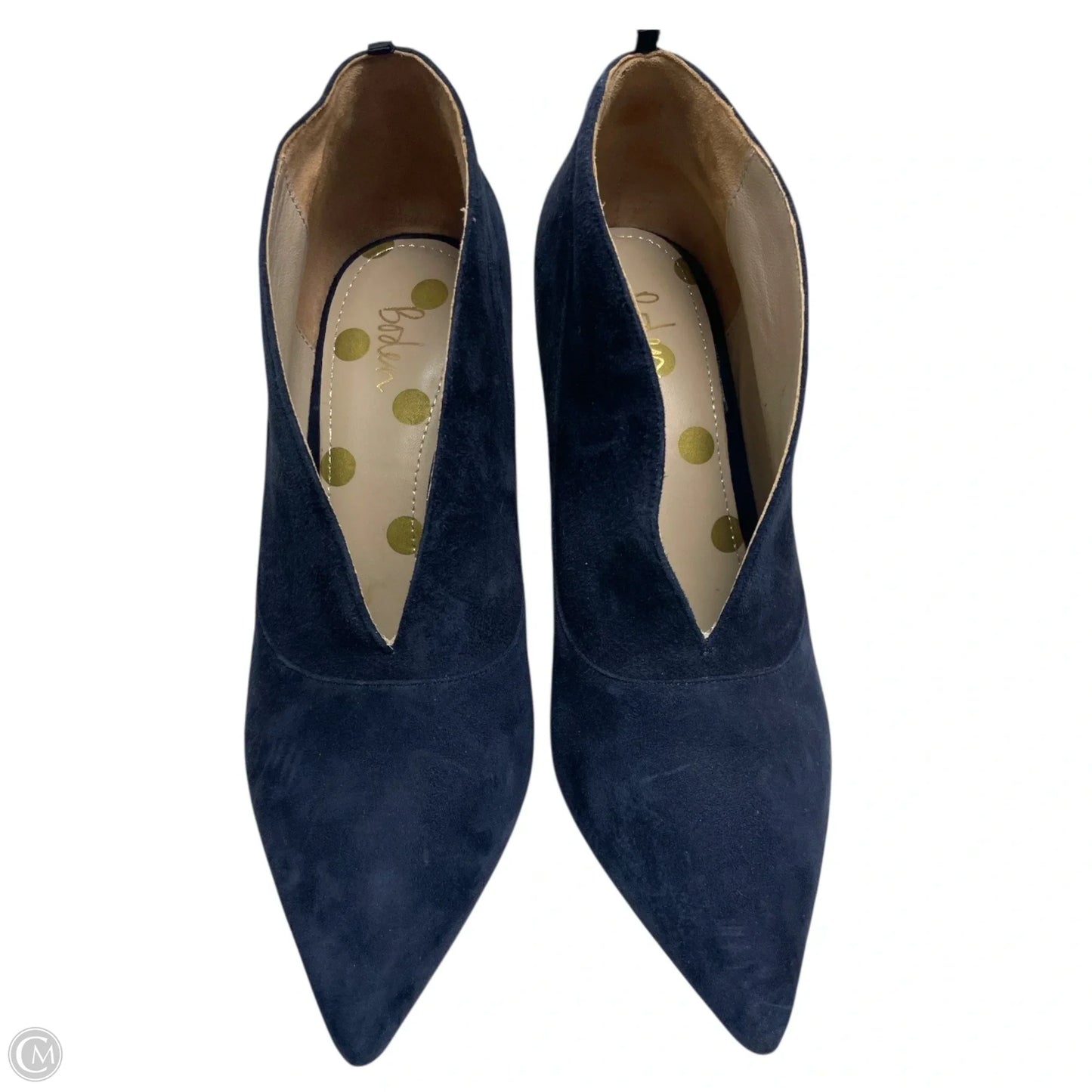 Boots Ankle Heels By Boden In Navy, Size: 8.5