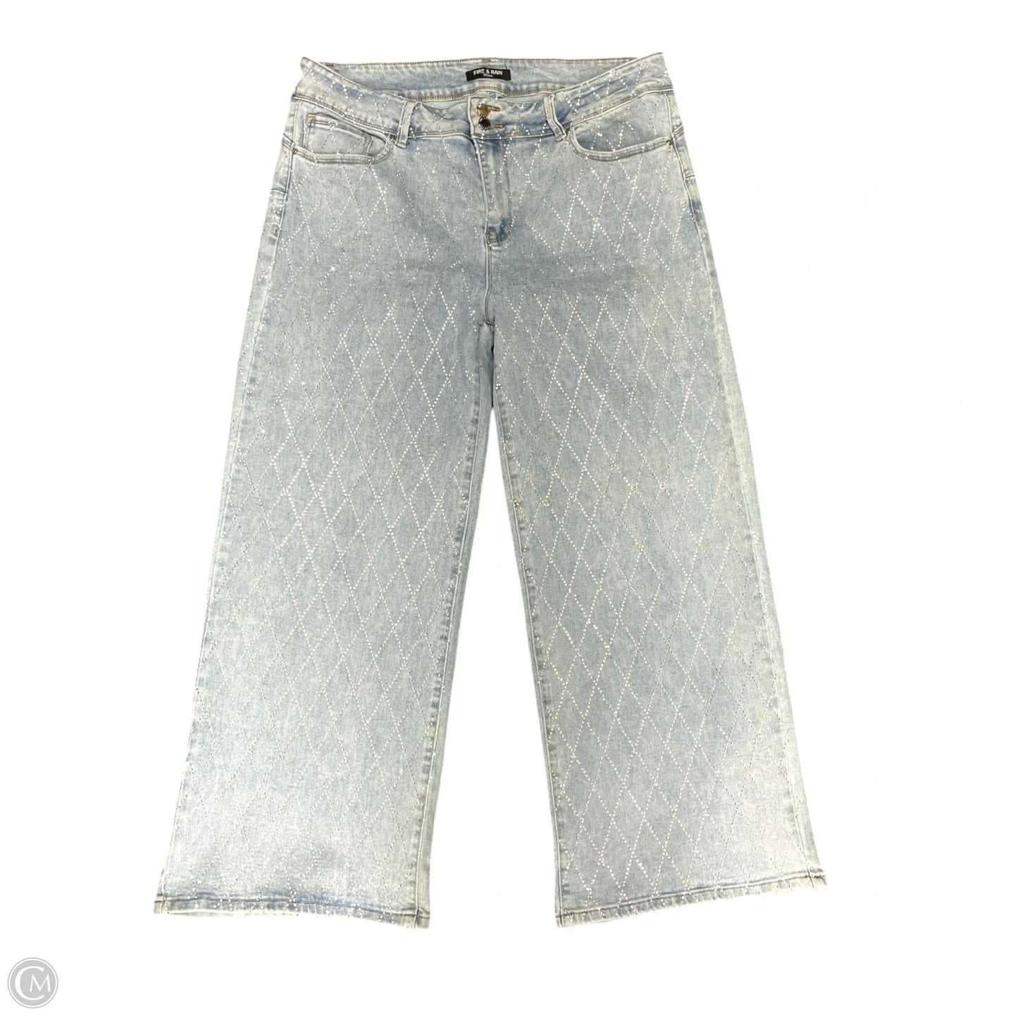 Jeans Wide Leg By fire & rain -  In Blue Denim, Size: 3x