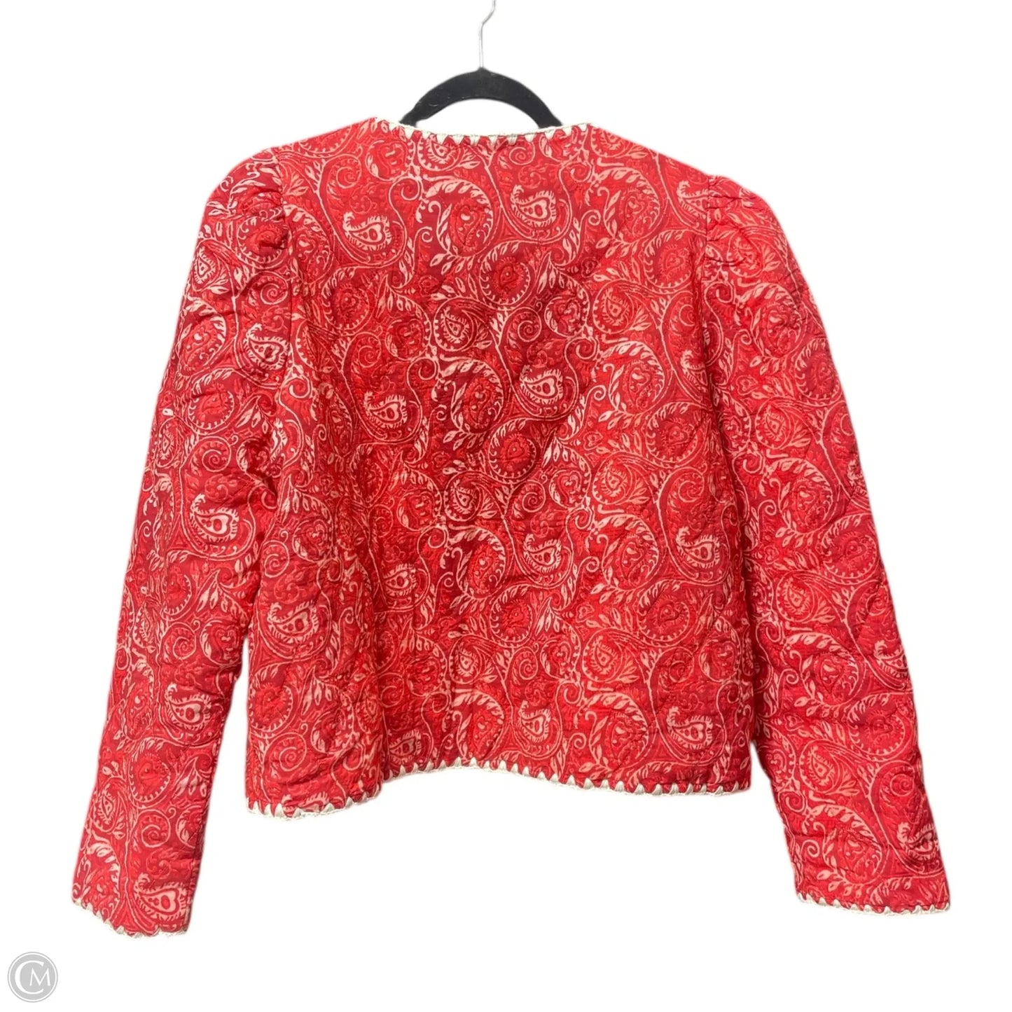 Jacket Puffer & Quilted By Sundance In Paisley Print, Size: Xl