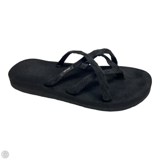 Sandals Flats By Teva In Black, Size: 7