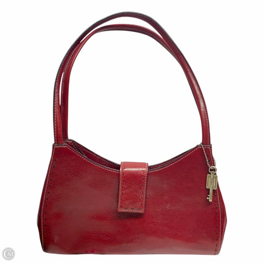 Handbag Leather By Fossil, Size: Small