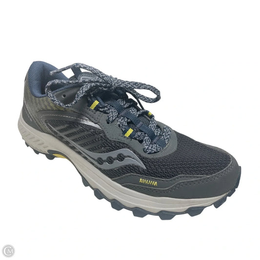 Shoes Athletic By Sacouny In Blue & Grey, Size: 8.5