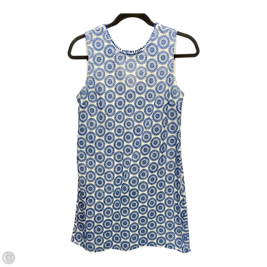 Dress Casual Short By Draper James In Blue & White, Size: 2