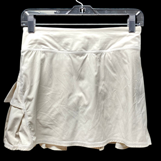 Athletic Skort By Lululemon In White, Size: 2