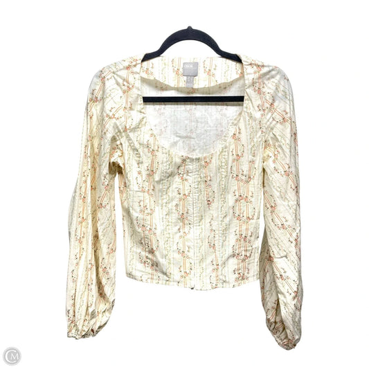 Top Long Sleeve By Asos In Floral Print, Size: S