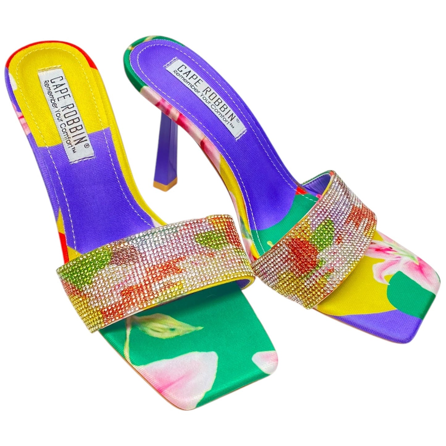 Shoes Heels Stiletto By Clothes Mentor In Multi-colored, Size: 7.5