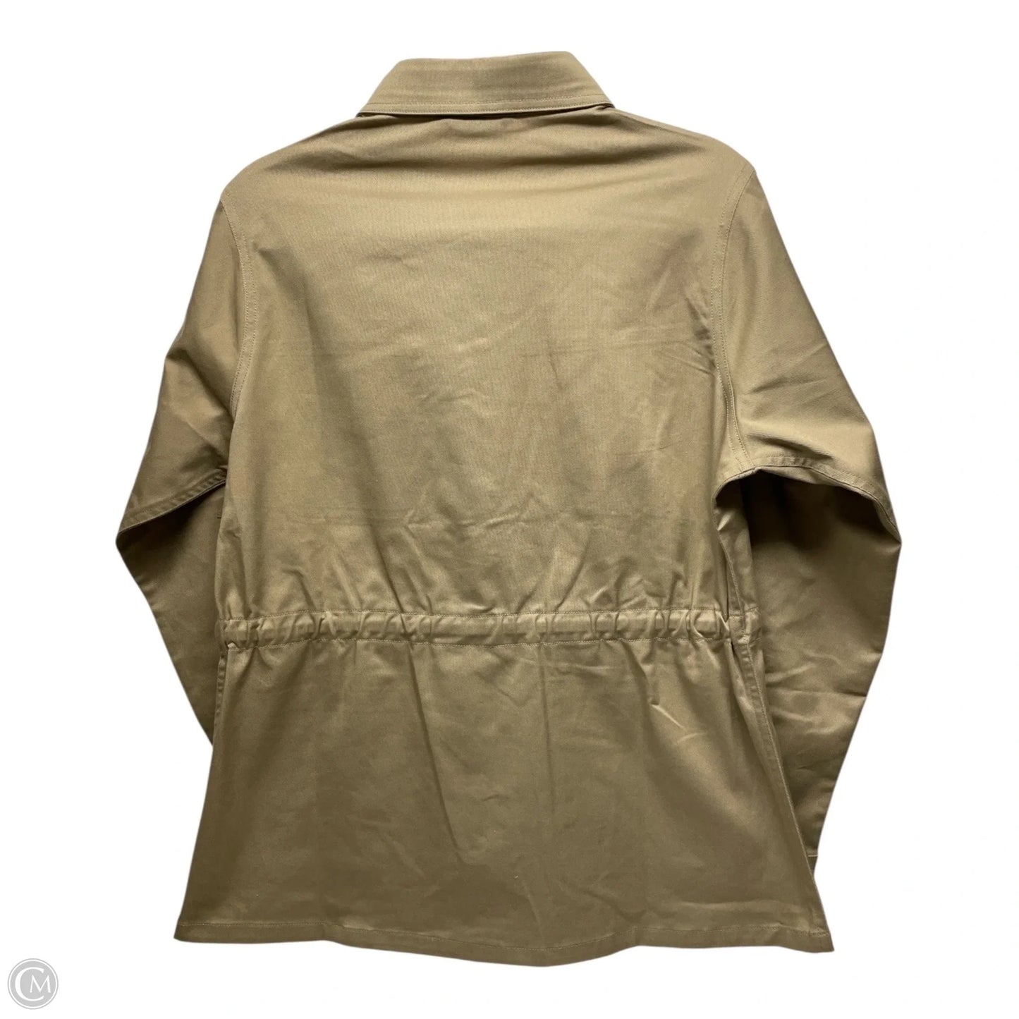 Jacket Utility By Clothes Mentor In Tan, Size: M