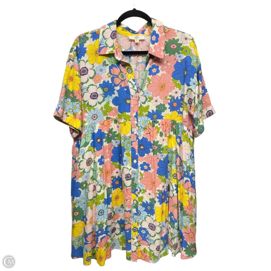Dress Casual Short By Entro In Floral Print, Size: S
