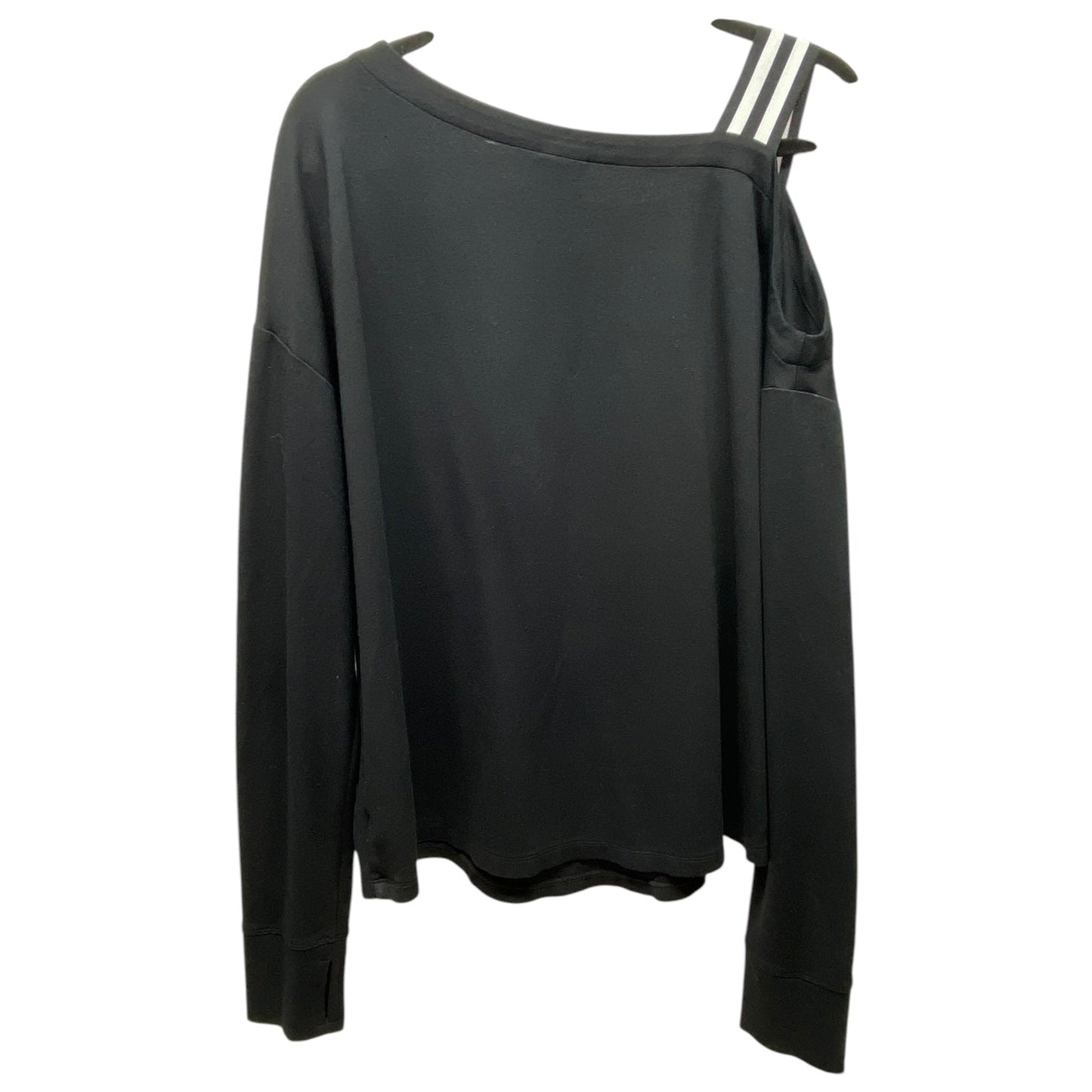 Top Long Sleeve By Cabi In Black & White, Size: L