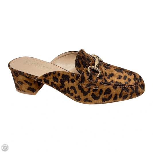 Shoes Heels Block By Catherine Malandrino In Animal Print, Size: 8
