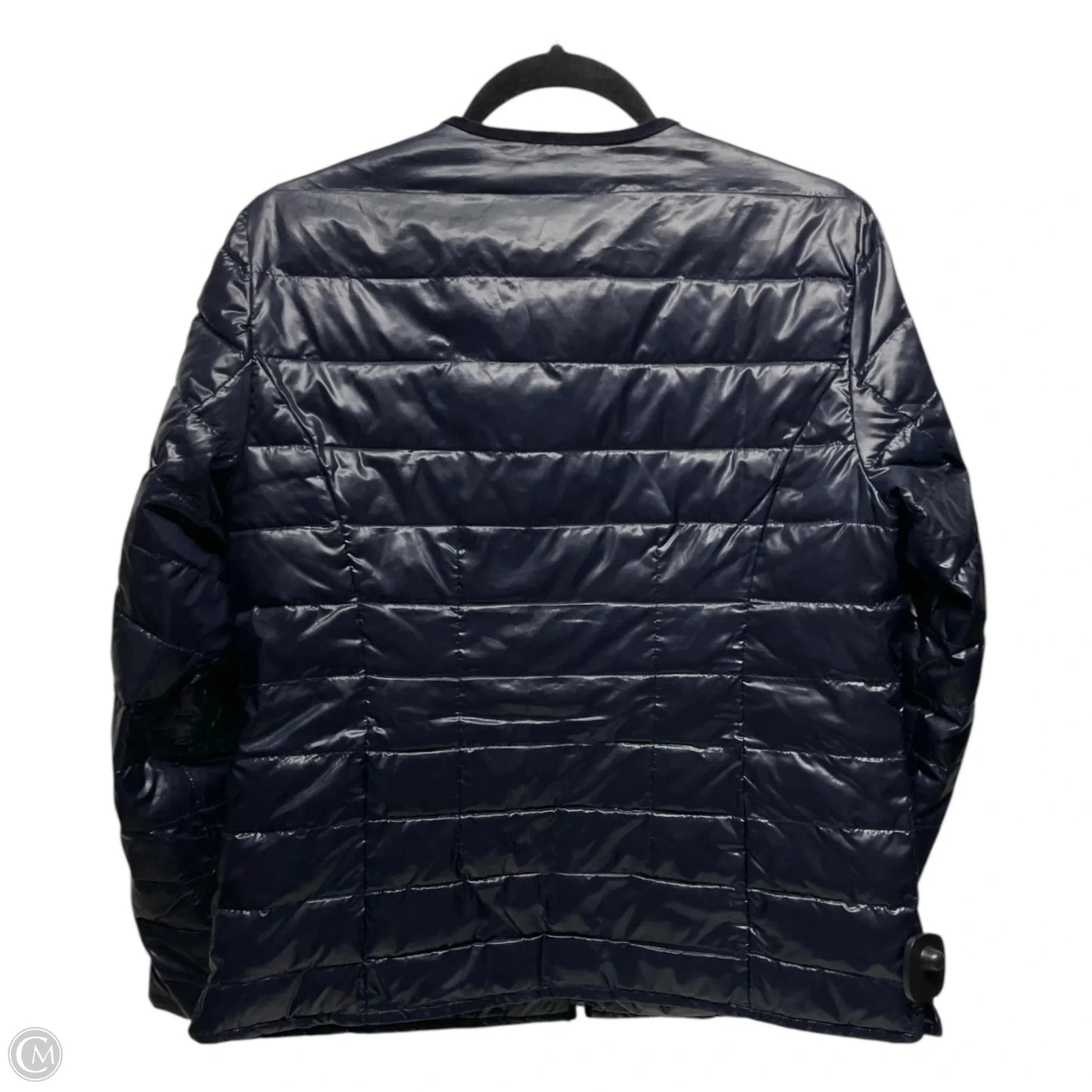 Jacket Puffer & Quilted By Talbots In Navy, Size: M