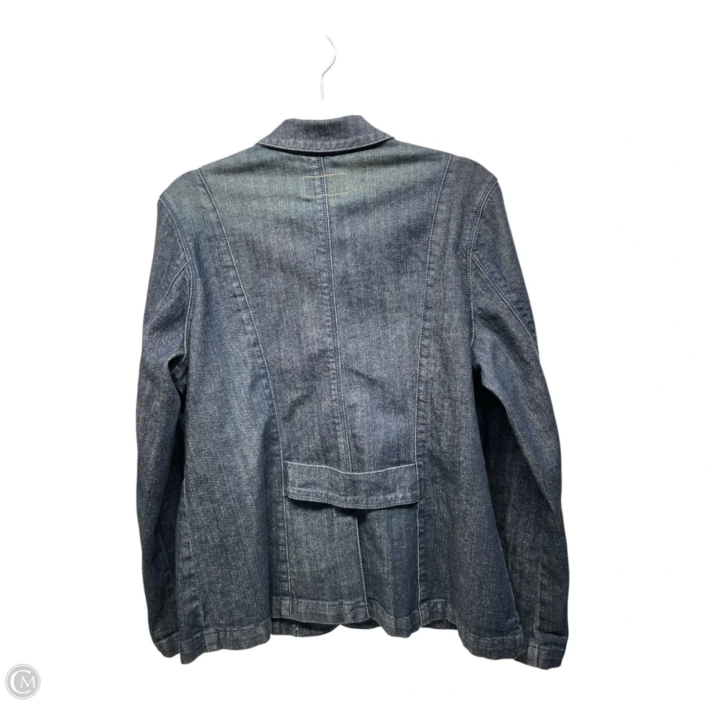 Blazer By Levis In Blue Denim, Size: M