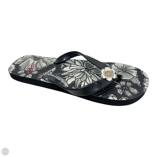 Sandals Flip Flops By Brighton In Floral Print, Size: 8