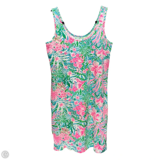 Dress Designer By Lilly Pulitzer In Floral Print, Size: Xs