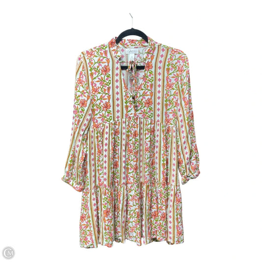 Dress Casual Short By Japna In Floral Print, Size: Xs