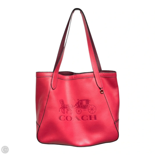 Tote Designer By Coach, Size: Medium