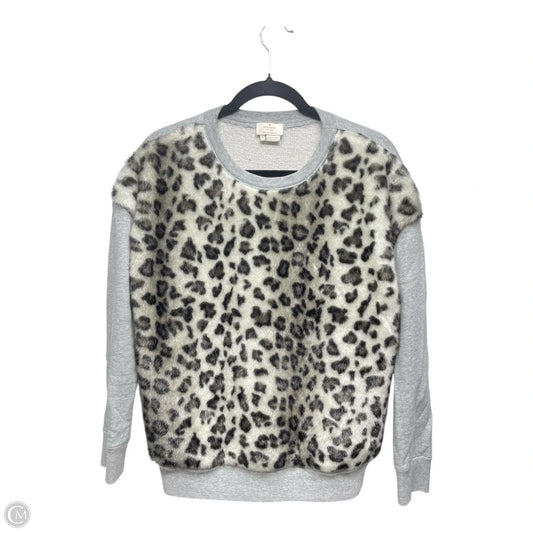Sweatshirt Designer By Kate Spade In Animal Print, Size: S