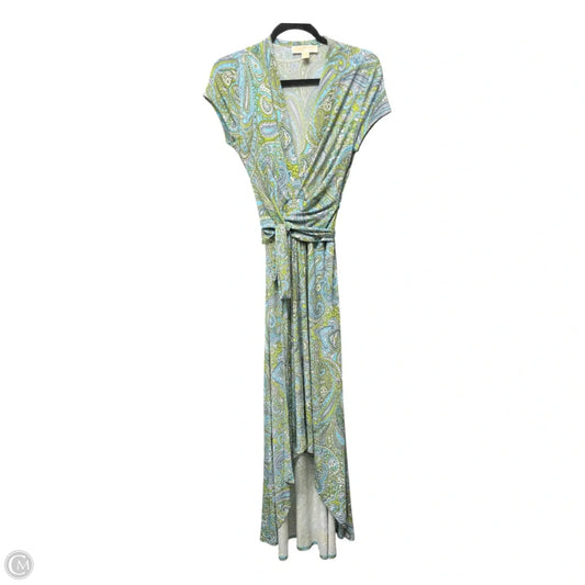 Dress Casual Maxi By Michael By Michael Kors In Paisley Print, Size: 4