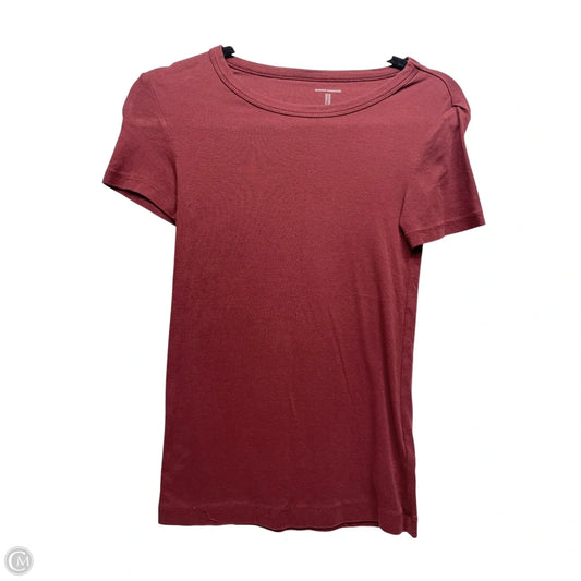 Top Short Sleeve Basic By Amazon Essentials In Red, Size: Xs