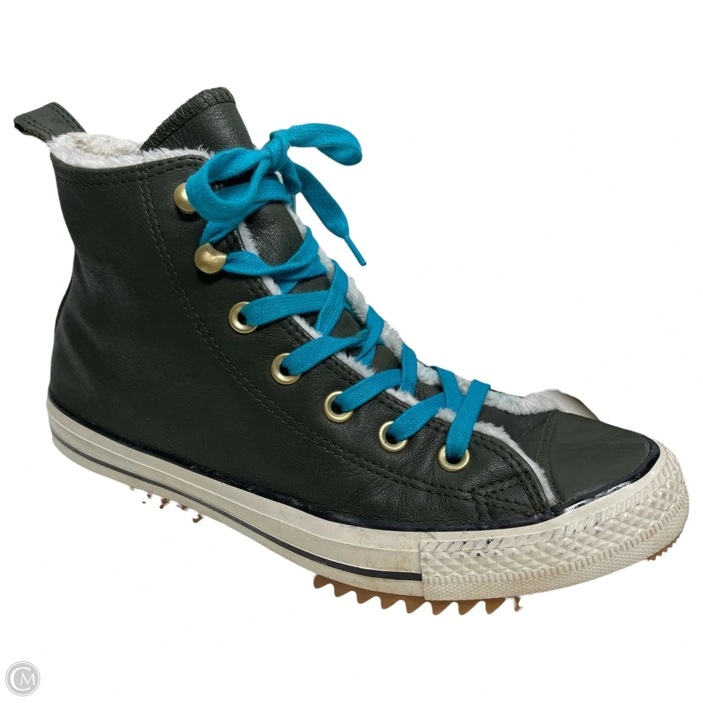 Shoes Sneakers By Converse In Green, Size: 8