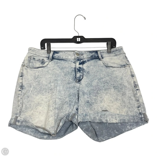 Shorts By Apt 9 In Blue Denim, Size: 16