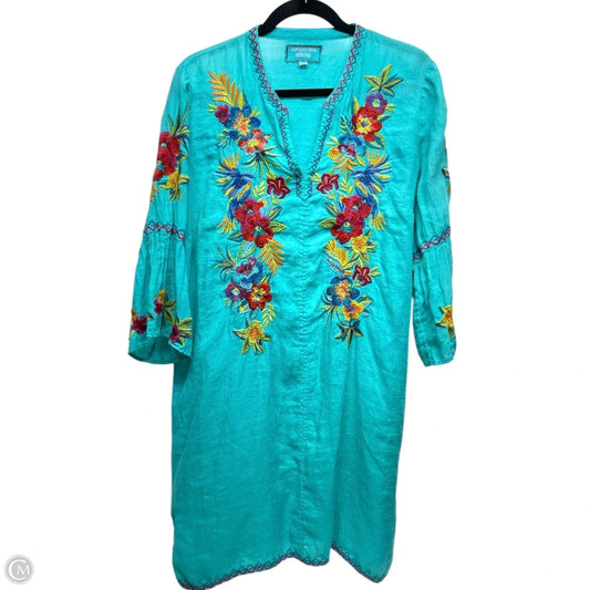 Dress Designer By Johnny Was In Floral Print, Size: M