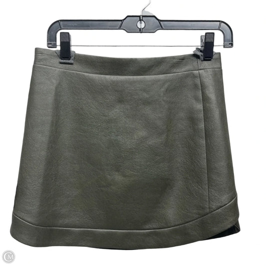 Skirt Mini & Short By Bcbgmaxazria In Green, Size: Xs