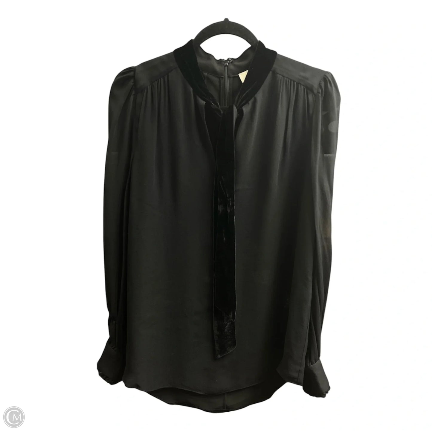 Blouse Designer By Kate Spade In Black, Size: M