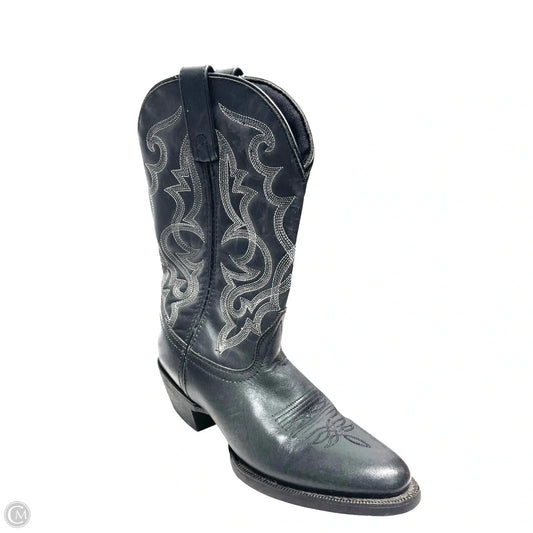 Boots Western By Laredo In Black & Grey, Size: 8.5